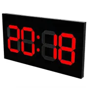Household Acrylic Digital 3D Clock Remote Control Perpetual Calendar Alarm Cl SL