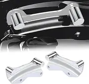 4 Point Docking Hardware Kit with Covers Compatible for Harley Touring Street Glide Electra Glide Road Glide Road King 2014-2024 (Chrome, 4Point Docking Hardware Kit with Docking Bolt Caps)