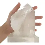 Clear Quartz Cluster On Base