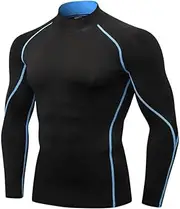 [Generic] Men's Compression Shirts Long Sleeve Athletic Workout Shirt T-Shirt Sports