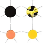 Framendino, 4 Pack Circular Dotting Tools for Nail Art Pattern Tracing Stylus Embossing Stylus Tool Tracing for Nail Salon or Home Use