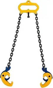 Obstacle car Lifting Hook Oil Drum Hook - 1T Oil Bucket Spreader, Multifunctional Oil Drum Chain Clamp Sling Tongs, Forklift Special Lifting Hook Spreader, Thickened Hook Clip Breakdown car