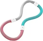 Frediuo Weighted Fitness Hoop Workout Training Entertainment Comfortable Exercise Hoop Abdomen Fitness Circle for Home Sports Travel