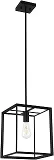Beacon Lighting North 1 Light Small Pendant in Black