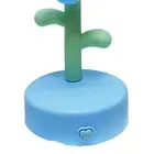 HG (Blue)Table Lamp Cute Flower Night Light Portable Desk Lamp Decorative For Of