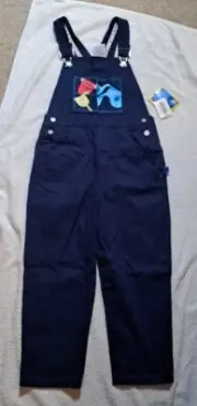 NWT Blue Clues Vintage Y2K Overalls Boys Size 7 Canvas Pockets