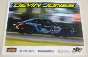 2016 Devin Jones Bodymotion Racing Porsche Cayman ST IMSA CTSC postcard