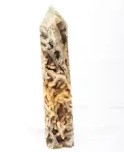 1940g Natural Sphalerite Tower With Druze Crystal Quartz Healing Decorate