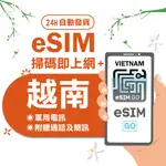 【越南ESIM】24H自動發貨 免等待 免插卡 ESIM SIM卡 ESIM吃到飽 越南網卡 越南上網卡 越南網路卡