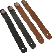 minkissy 1Set Guitar Neck Straps Durable Guitar Strap Button for Bass Ukulele Electric Guitars Securely Fasten Headstock with Easy Installation Random Colors