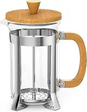 Coffee Culture Bamboo Size: 600Ml French Press/Plunger, Brown, PLNG600-BM