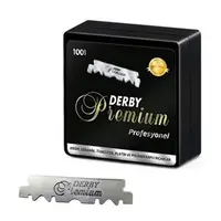 在飛比找蝦皮商城優惠-Derby 白金鍍膜 不鏽鋼 單面刮鬍刀片（10片/剃刀專用