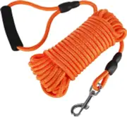 Dog Check Cord, 32 FT Floatable Long Dog Training Rope with Soft Hand