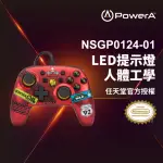 【POWERA】任天堂官方授權 SWITCH 副廠 NANO有線遊戲手把(NSGP0124-01-瑪利歐-賽車紅)