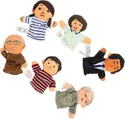 1 Set Family Finger Puppets Lovely Figure Dolls for Engaging Role Play Educational Fun for Home Kindergarten Activities