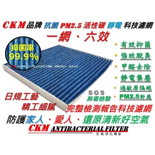 【CKM】豐田 TOYOTA ALTIS WISH 抗菌 冷氣濾網 PM2.5 活性碳冷氣濾網 靜電 空氣濾網 超越原廠