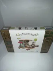 Rolife Robotime DIY Miniature House Simon's Coffee Shop #DG109 LED Lights NIB
