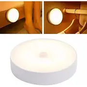 Motion Sensor Lights Indoor, LED Stick-on Night Lights, USB Rechargeable Night Light Dimmable Warm Light for Hallway, Bedroom, Stairs, Kitchen, Wardrobe, Close