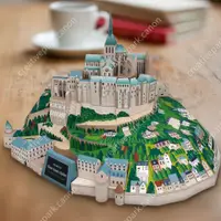 在飛比找蝦皮購物優惠-Mont-saint-michel 法國 papercraf