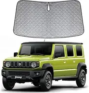 OTTO SHADES 6 Layers Thick WindScreen Sunshade for Suzuki Jimny 2018-2025 Certified Foldable Windshield Sun Visor Proven to Block 99% UV Rays Heat Shield Cover Keeps Car Cool