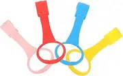 Nursery Ring Crib Pull Rings 4pcs Walking Assistant for Infants Sturdy Plastic Safe Fun Learning Toys