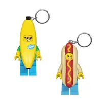 在飛比找蝦皮商城優惠-LEGO樂高周邊-LED 鑰匙圈 - 香蕉人 熱狗人
