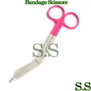1 Lister Bandage Nurse Scissors - Color Handles(Pink)