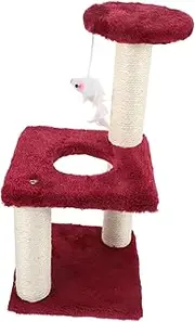 Toddmomy Cat Climbing Frame Reusable Scratching Post Comfortable Cat Scratching Post Wear-Resistant Scratching Pole Reusable Scratching Pole Decorative Cat Scratching Post Cat Trees