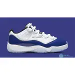 【正品】AIR JORDAN 11 LOW CONCORD LOW AJ11喬丹黑白康扣低幫籃球鞋528895-153男