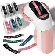 Embossing Label Maker- E975 3D Embossed Label Printer Machine with 6 Rolls Embos