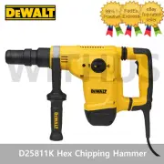 Dewalt D25811K 1050W 5kg 17mm Corded Electric Hex Chipping Hammer AC 220V / 60Hz