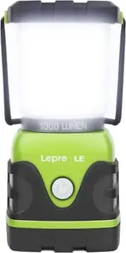 Battery Powered LED Camping Lantern, Waterproof Tent Light with 4 Light Modes, C