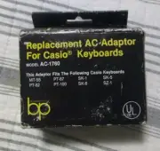 N.O.S. BP Electronics Replacement AC Adaptor For CASIO Keyboards Model AC -1760