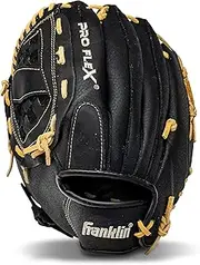 Franklin Sports Baseball Glove - Proflex Adult Baseball + Softball Glove - Baseball + Fastpitch Softball Outfield Mitt - Left Handed Throw + Right Handed Throw