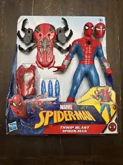 Marvel Spider-Man Thwip Blast Action Figure Toy (SLIGHTLY DAMAGED BOX)