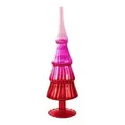 Cody Foster Single Pink Hue Gradient Tree 13.00in Glass Decorative Tree