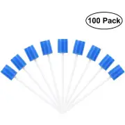 Care With Blue Sponge Of Tip Oral 100 Care Pack Disposable Oral Sticks Tools New