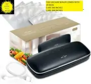 WHITE DOLPHIN Vacuum Sealer Machine | Automatic Air Sealing System Start Kit