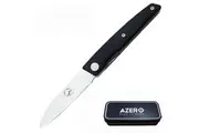 Azero Black Handle Folding Knife 95mm Closed Length (A230212)