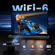 Home Theater Black 4K Projector Indoor Outdoor With Bluetooth Dolby Audio SEALED