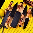 CUSTOM HANDMADE FORGED CARBON STEEL CHEF KNIFE KITCHEN KNIVES CHEF SET 06
