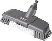 Gardena Comfort Scrubbing Brush: Water-Carrying Cleaning Brush for The Clean System, with Flat Spray Nozzle and Scraping Edge, Particularly Effective (5568-20)