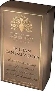 The English Soap Company, Pure Indulgence Indian Sandalwood, Shea Butter Soap, 200g