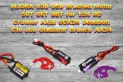 Metal 030 050 Brushed Motor 66T 88T For 1/24 RC Crawler Car Axial SCX24 AXI90081