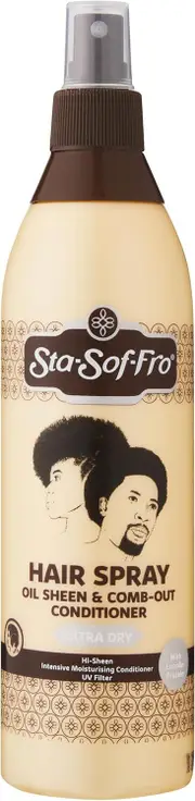Sta Sof Fro Oil Sheen and Comb Out Conditioner Extra-Dry Hair Spray 250mL(8.45oz)