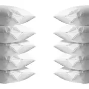 10PK Jason Commercial King Size Micro Fresh Pillow Protector 51x91cm - White