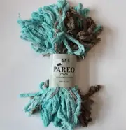 SALE Lang Pareo 100% Cotton 100gr 50m Teal and Tan Mix