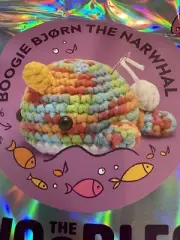 The Woobles~Learn To Crochet Kit~BOOGIE BJORN THE NARWHAL~New Unopened