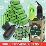 Pet Poop Bag Dispenser Dog Puppy Pick-Up Garbage Waste Poo Bags Pouch Holder AU