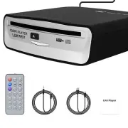Portable USB CD Player for Car - Shockproof & Anti-Skip with Remote Control